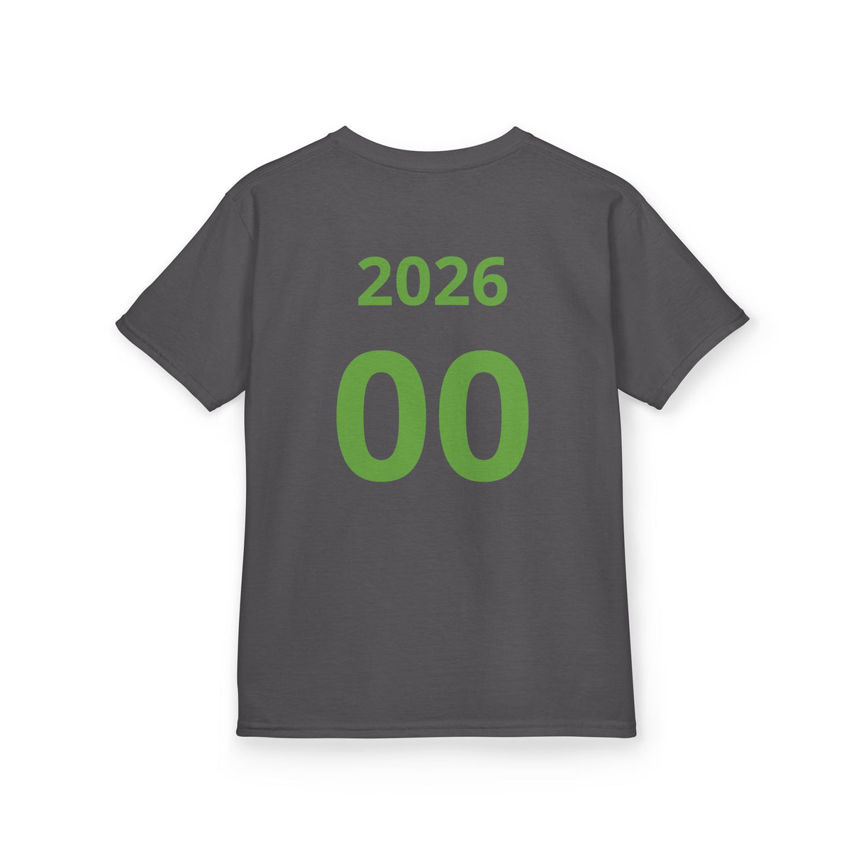 Kids Soccer T‑Shirt — "Two Harbors" Graphic with Back Number (2026)