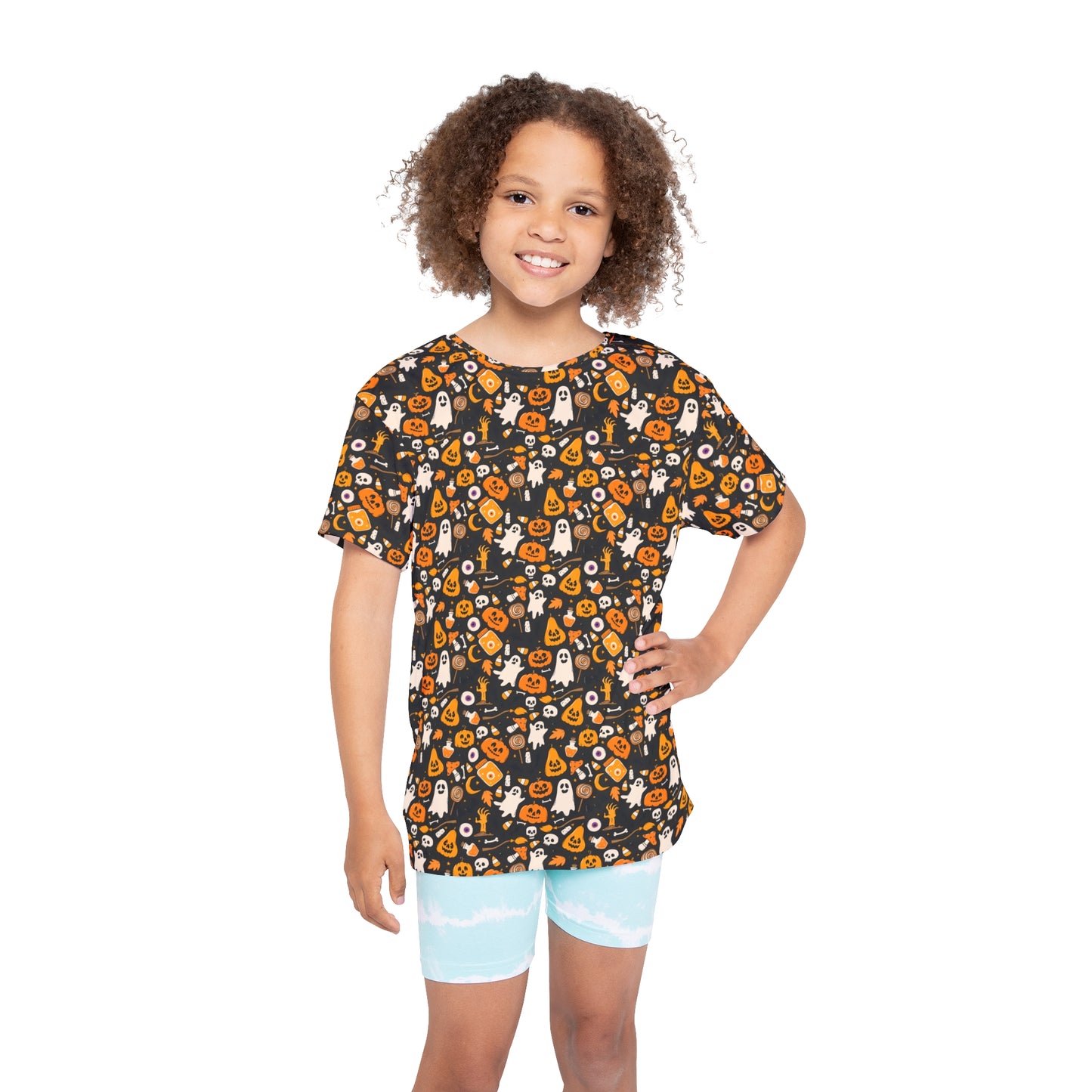 Kid's Halloween Sports Jersey Family Matching Outfit Shirt
