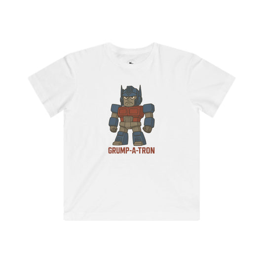 Kids Graphic Tee - Grump-A-Tron Design, Fun Kids Shirt, Unique Gift for Birthdays, Playdates, Casual Wear, Kid’s Clothing