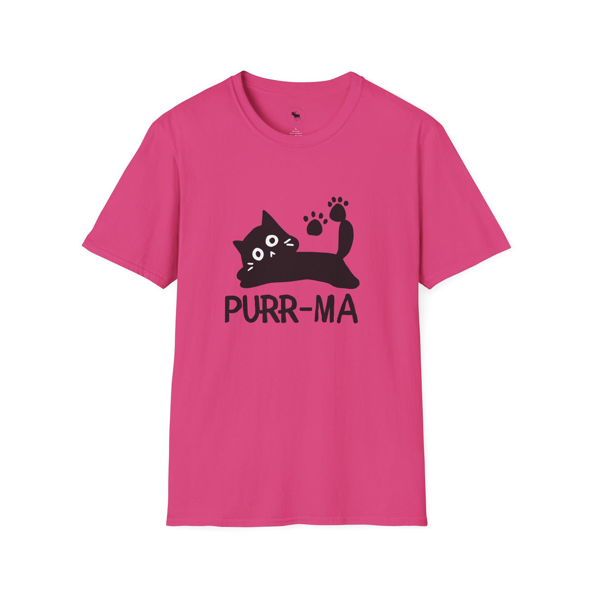 Purr-ma Cat T-Shirt — Cute Paw Print Kitty Tee for Cat Lover grandma
