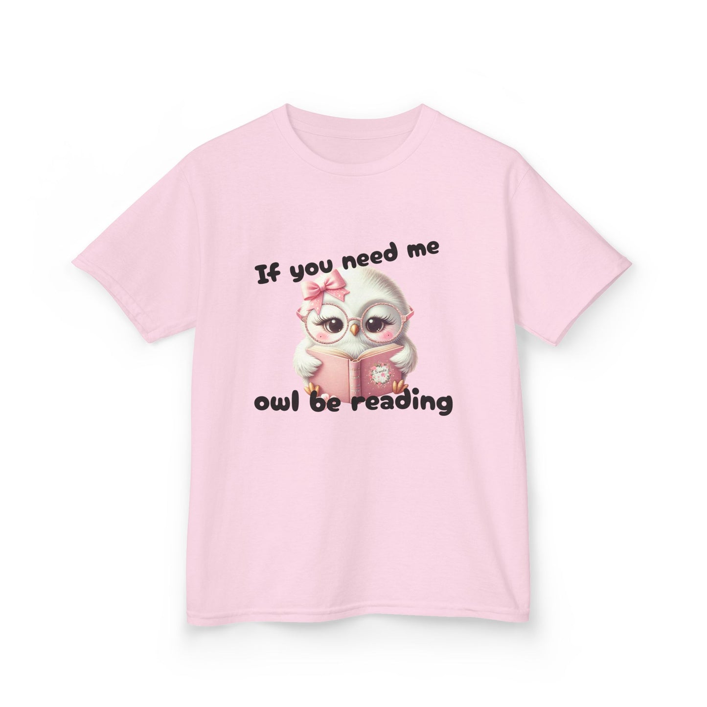 Kids T-Shirt, Cute Owls Design, Bookworm Gift, Youth Reader Tee, Children's Literature Shirt