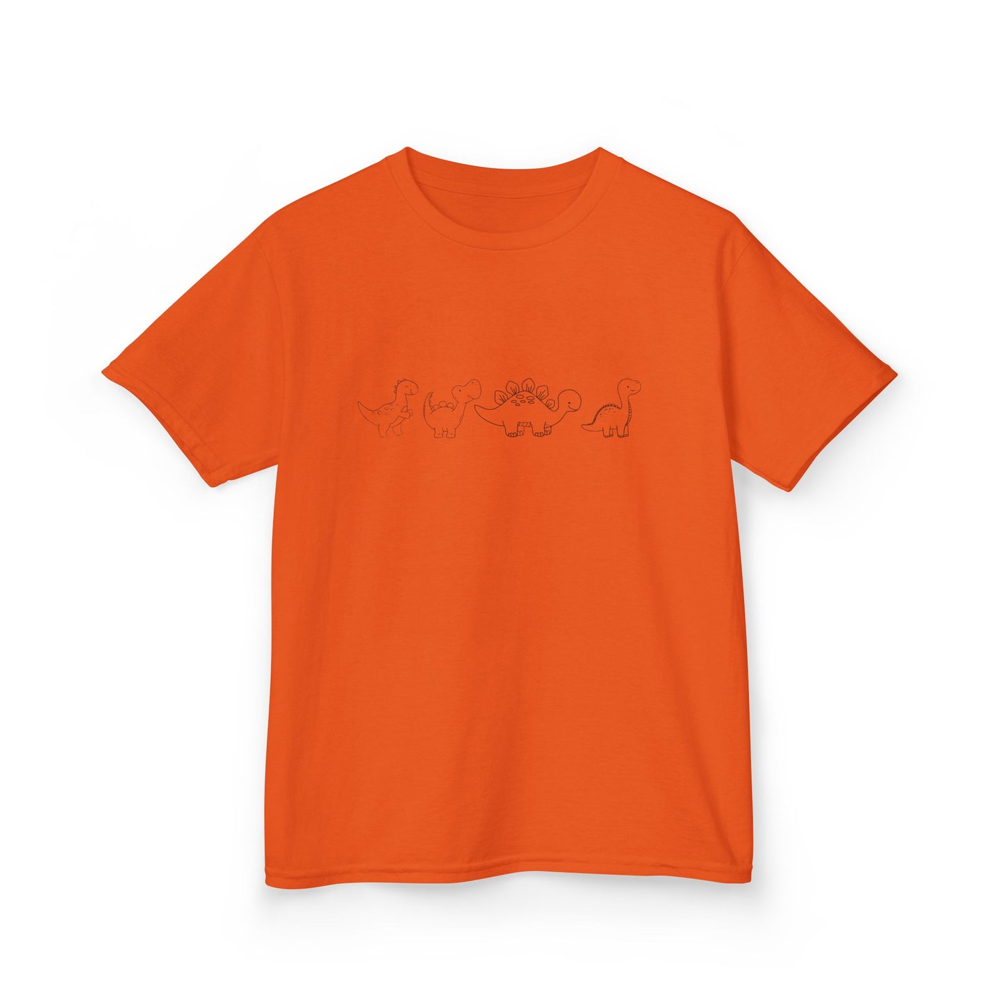 simple Dinosaur outline Kids Heavy Cotton™ Tee
