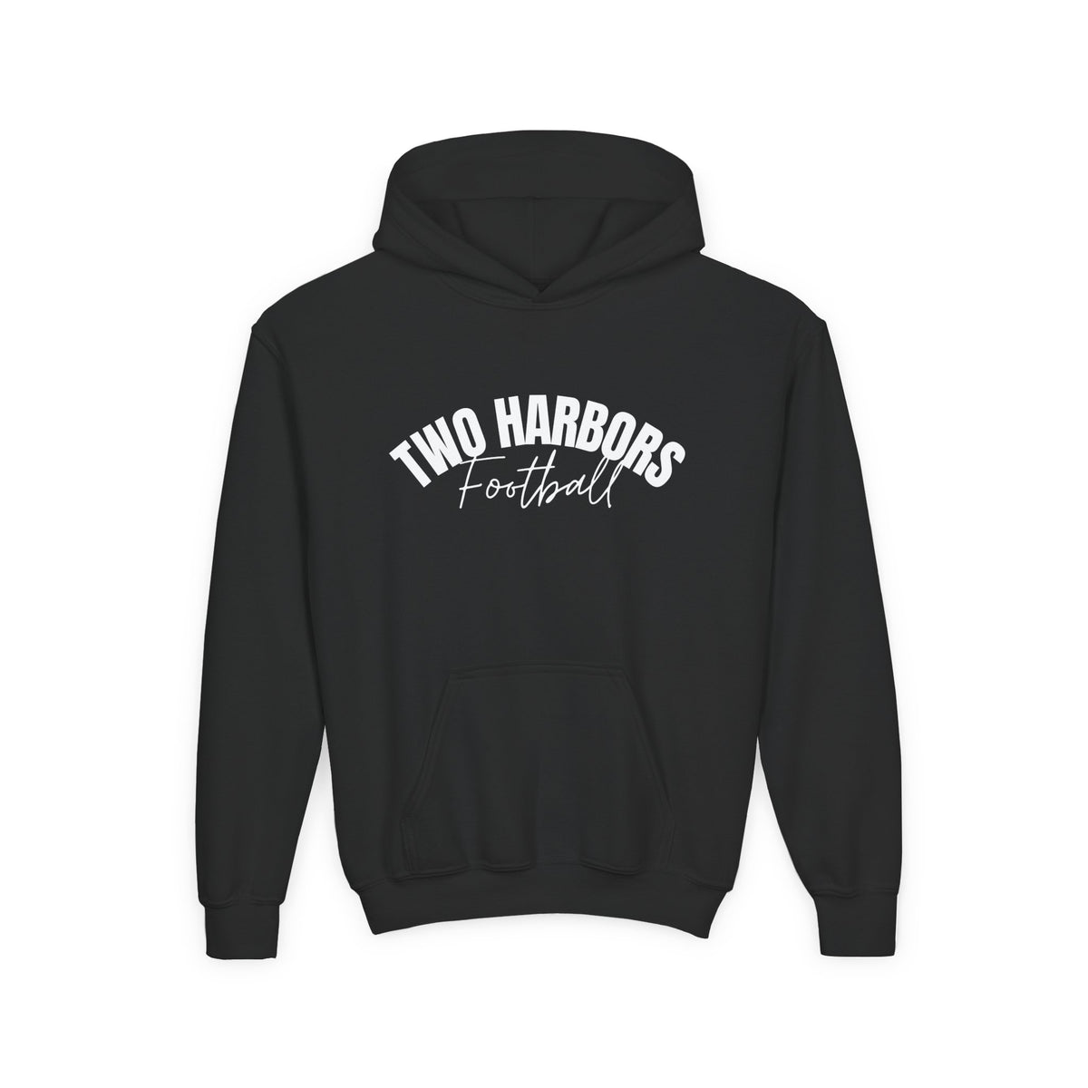 Two Harbors Football Youth Hoodie — Kids Team Spirit Pullover