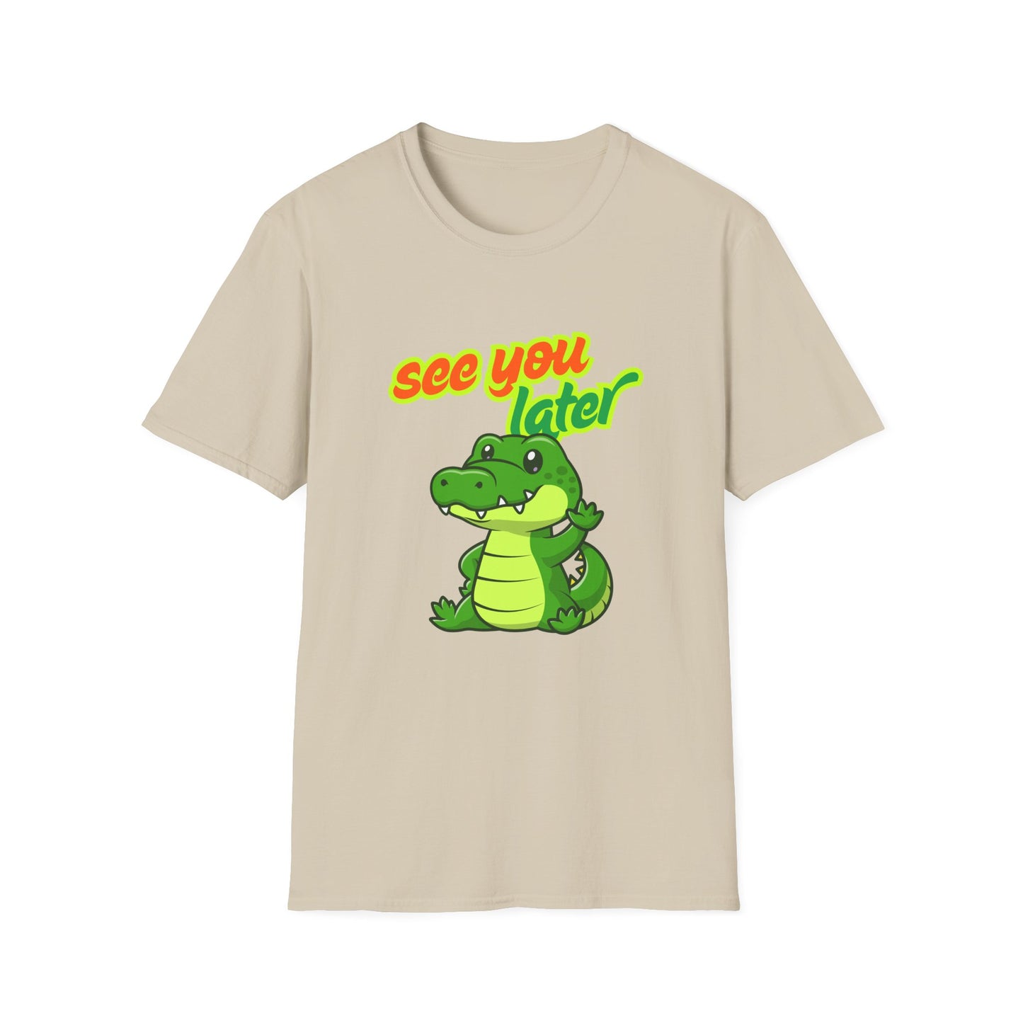 See You Later Alligator T-Shirt — Cute Retro Green Alligator Graphic Tee