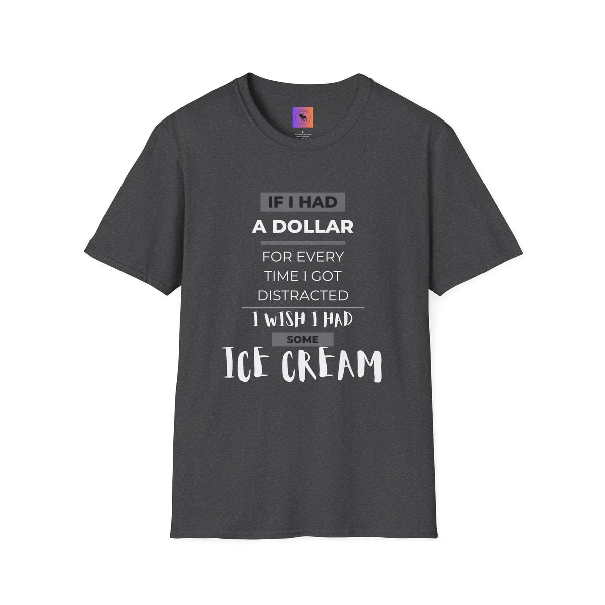 ADHD Awareness Unisex T-Shirt - Distracted and Forgetful Funny Design