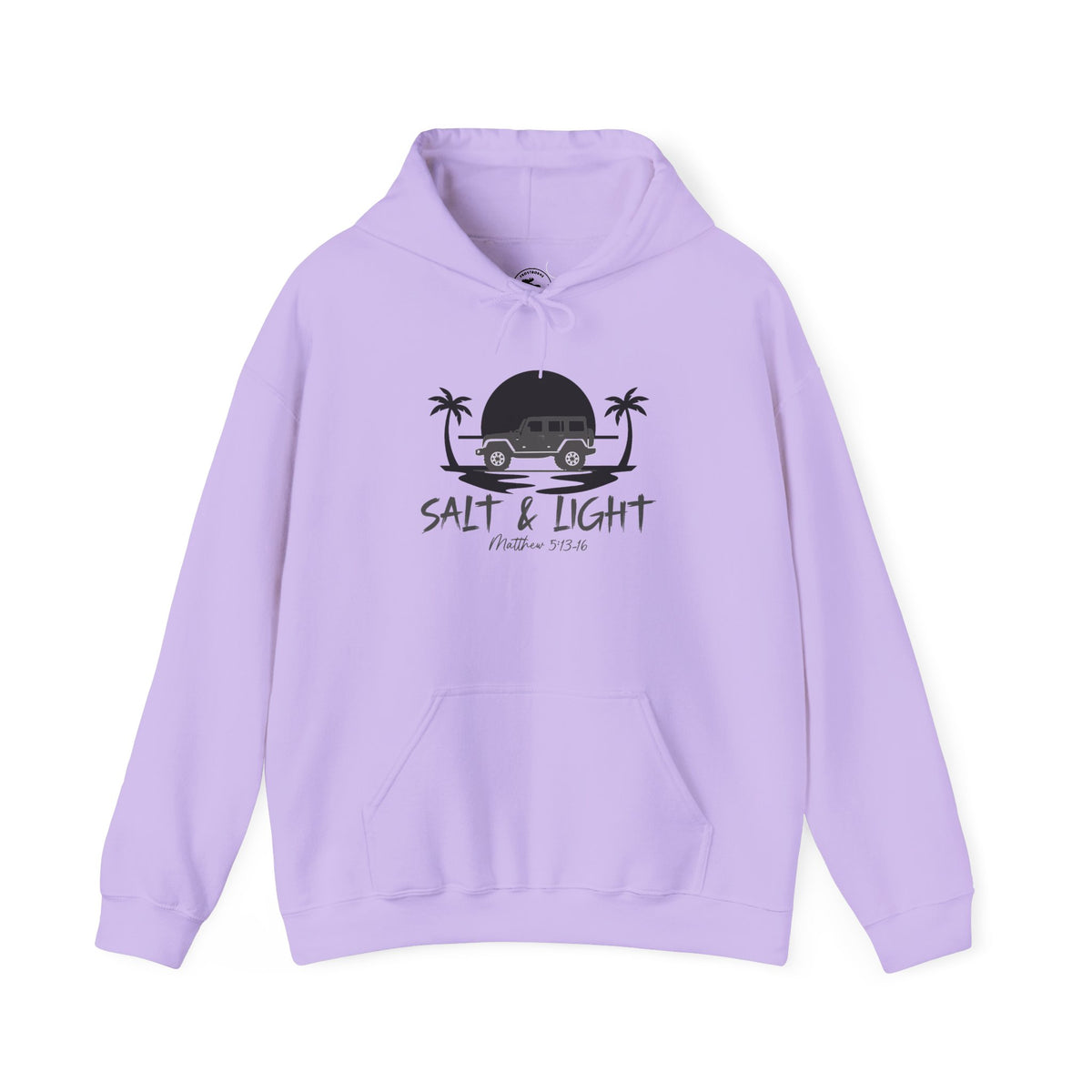 Salt & Light Christian Hoodie – Beach Van Sunset Pullover (Matthew 5:14)