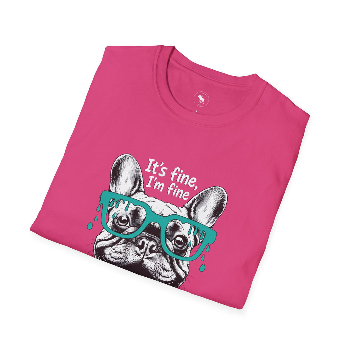 Funny Cat “It’s Fine, I’m Fine” Graphic T-Shirt