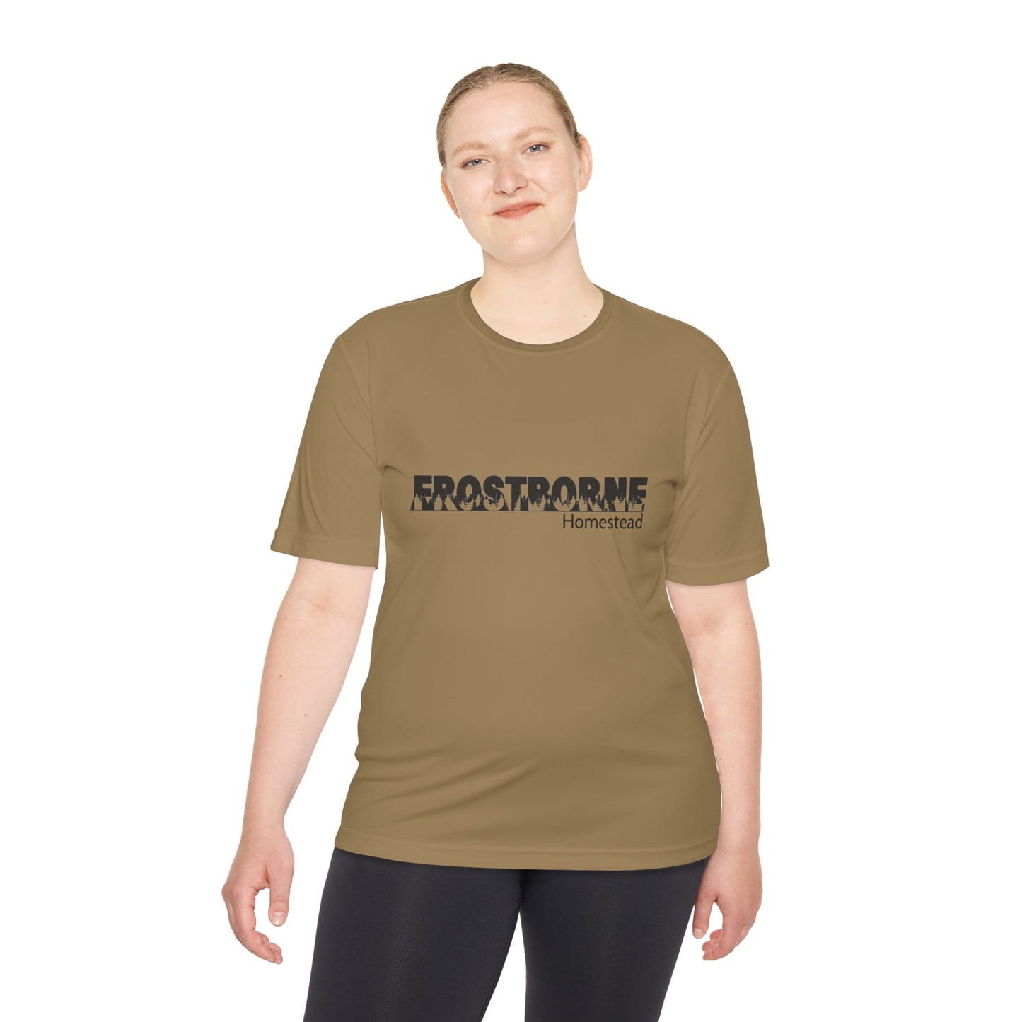 Frostborne Homestead Unisex Moisture Wicking Tee - Activewear, Sports Tee, Outdoor Shirt, Workout Top, Gift for Him and Her