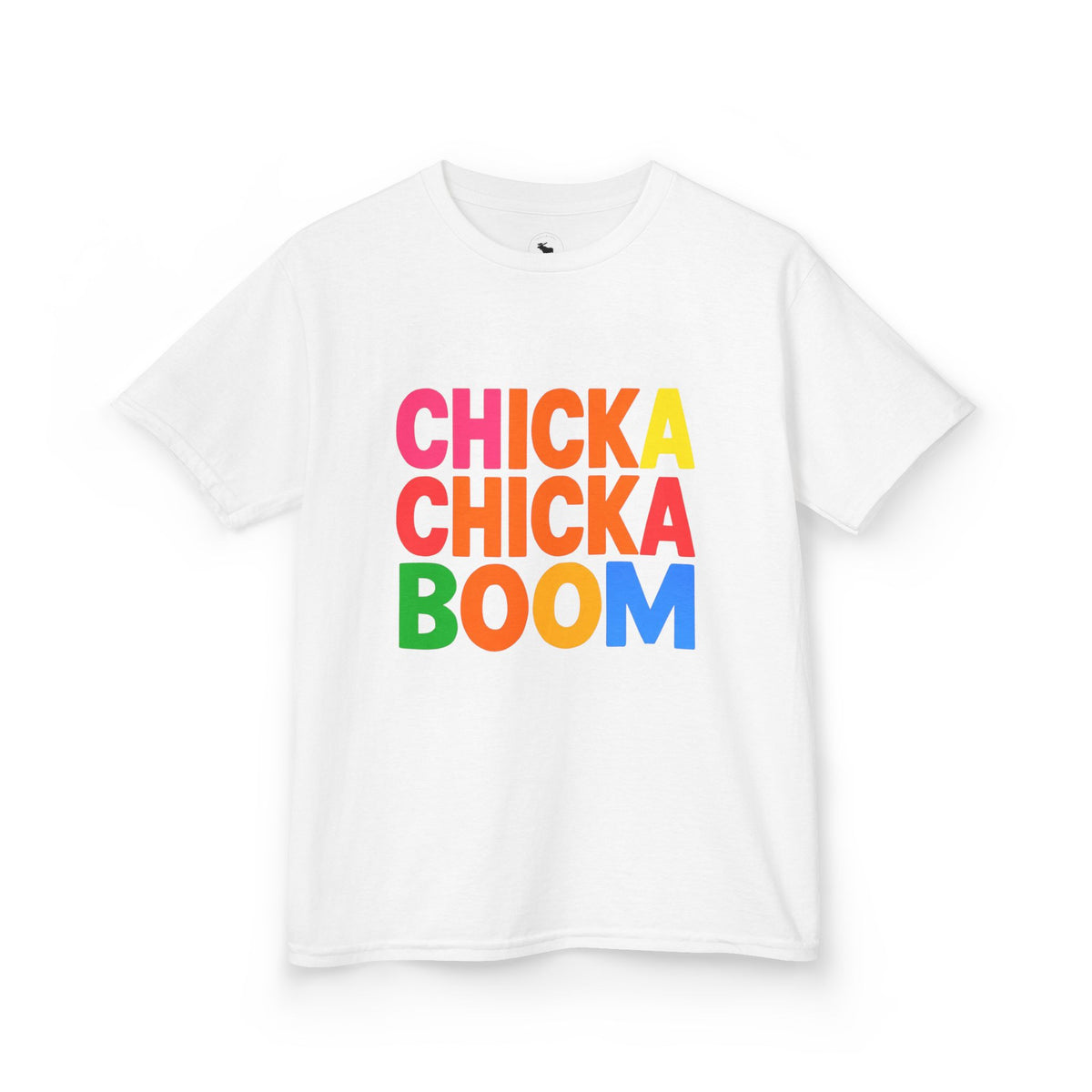 Colorful Kids Tee - Chicka Chicka Boom! Fun T-Shirt for Play Dates, Birthday Parties, Gift for Kids, Casual Wear, Summer Fun