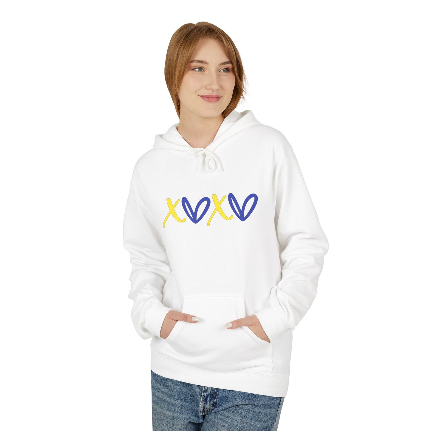 Down Syndrome Aunt Hoodie — "Auntie of the Morning Sun" DNA Ribbon Sweatshirt