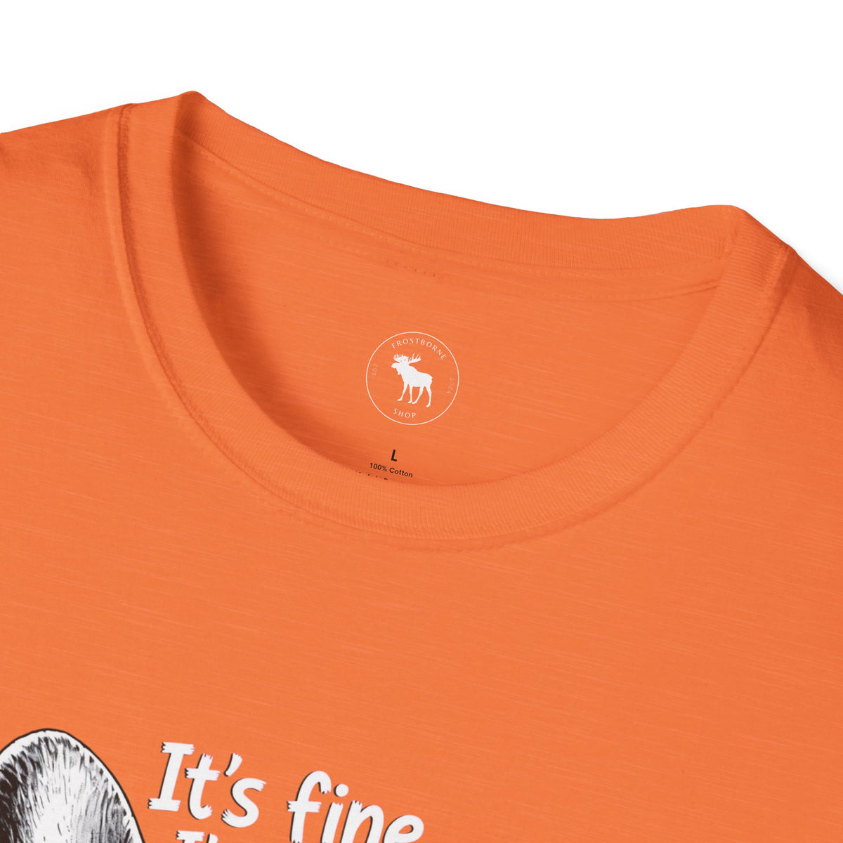 Funny Cat “It’s Fine, I’m Fine” Graphic T-Shirt