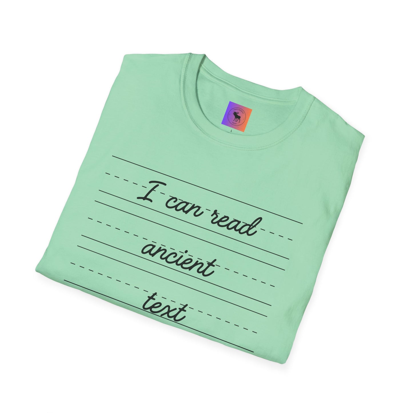 Teacher Gift T-Shirt — Cursive Millennial Style