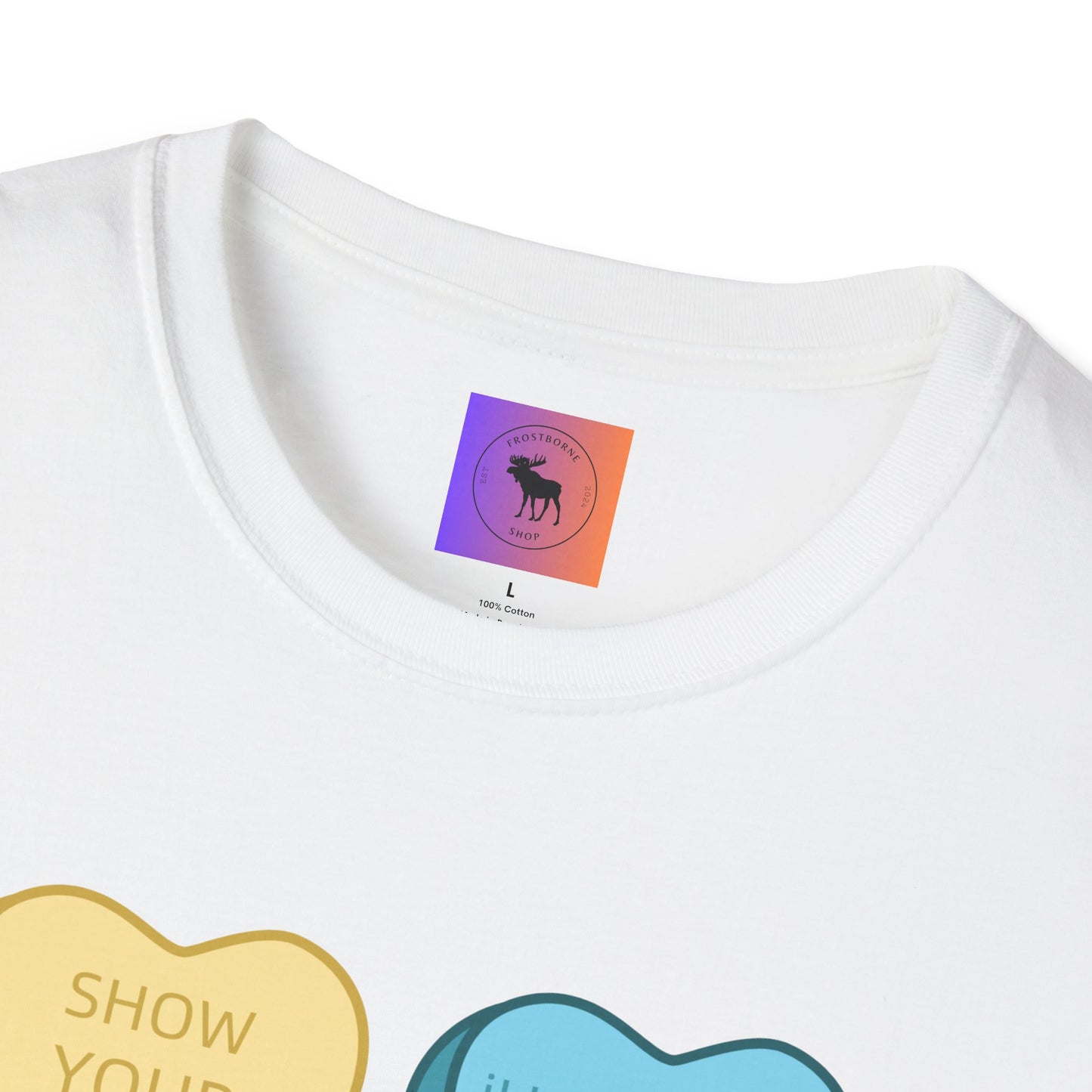 Conversation Heart Teacher Shirt — Funny Classroom Love Notes Tee