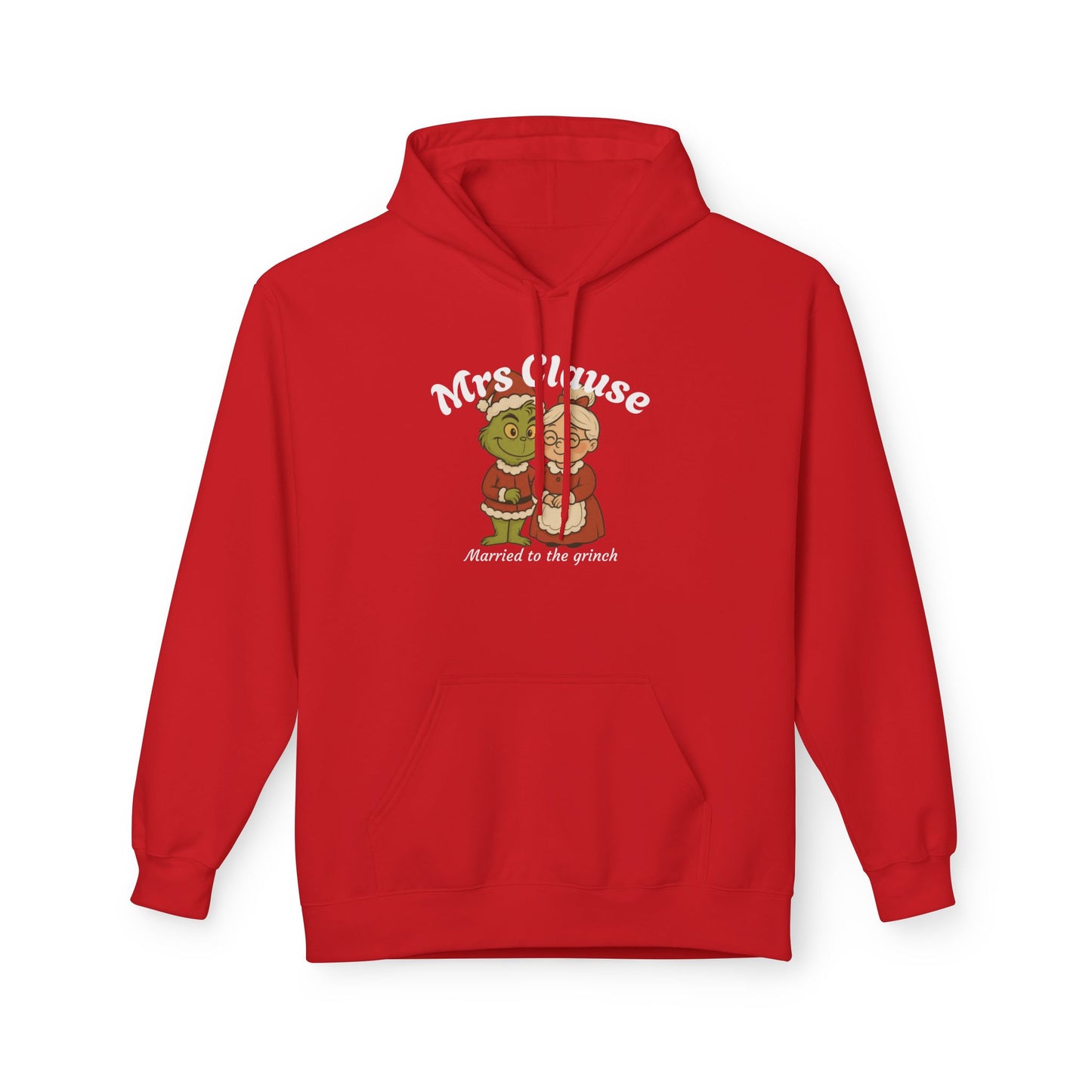 Mrs. Claus & Grinch Hoodie, Funny Christmas Sweatshirt, Holiday Gift for Couples, Christmas Apparel, Matching Couple Outfits, Cozy [...]