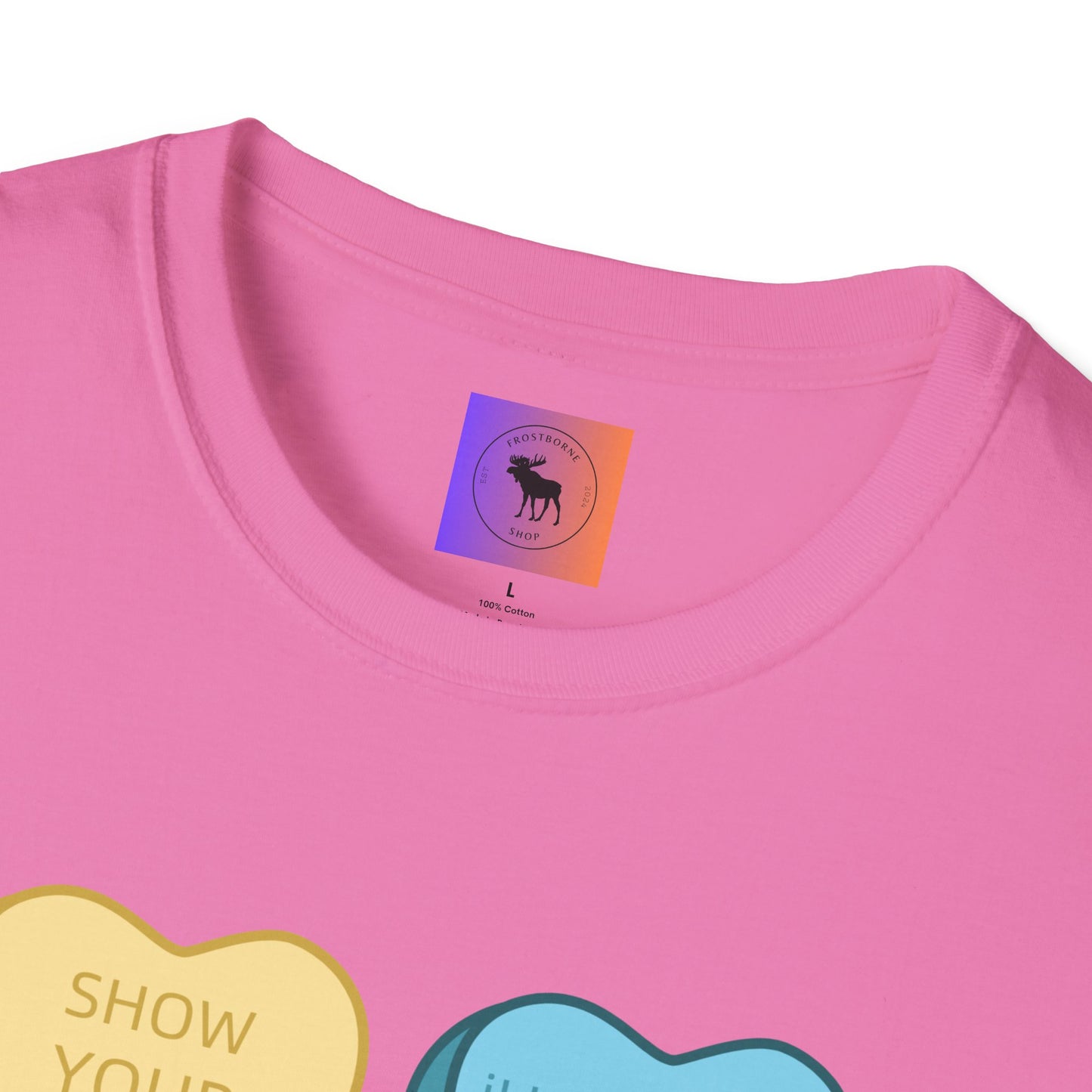 Conversation Heart Teacher Shirt — Funny Classroom Love Notes Tee