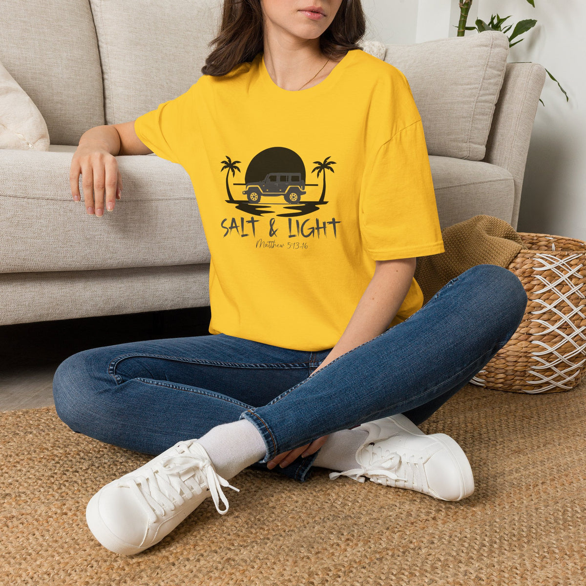 Beach 4x4 T-Shirt — "Salt & Light" Coastal Adventure Tee