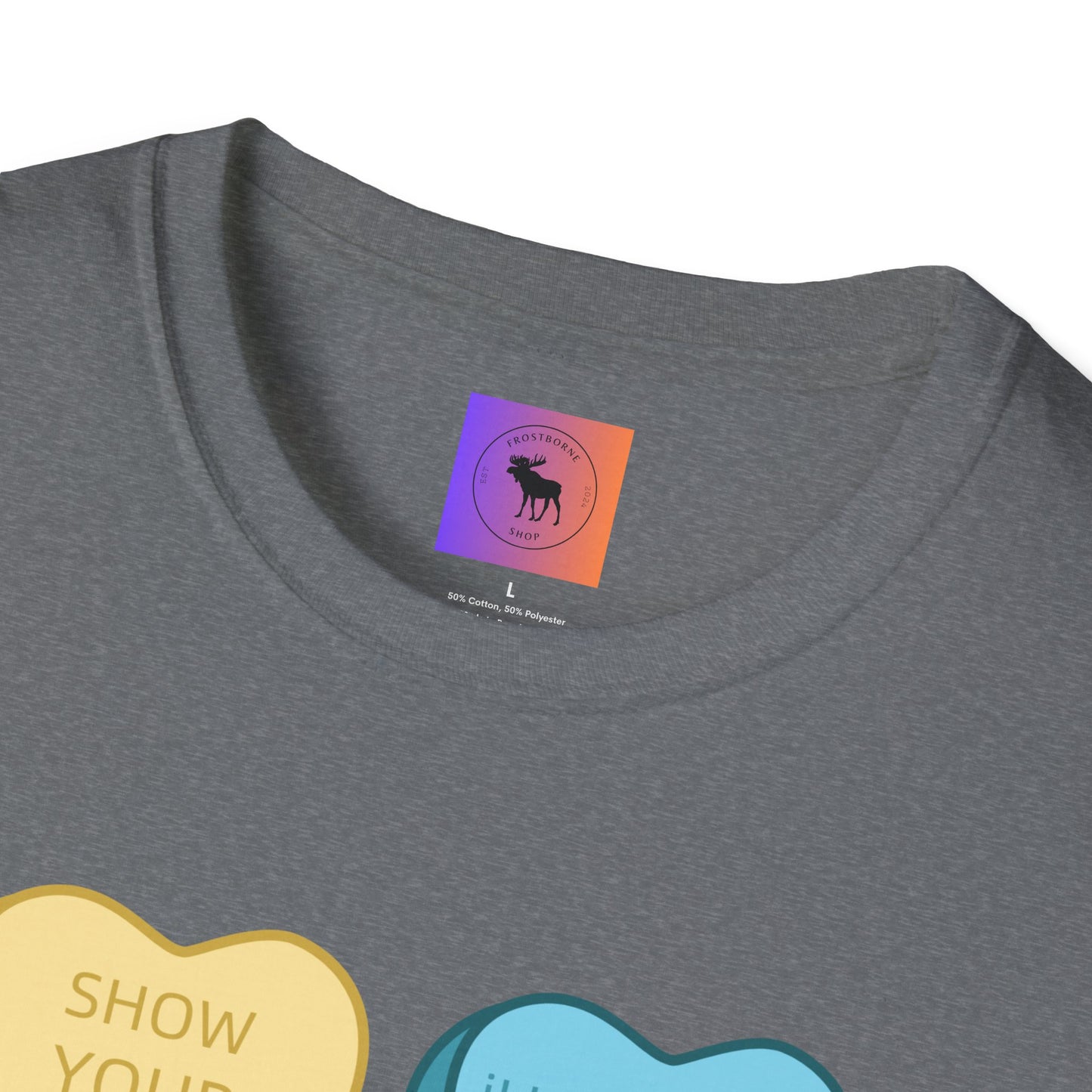 Conversation Heart Teacher Shirt — Funny Classroom Love Notes Tee