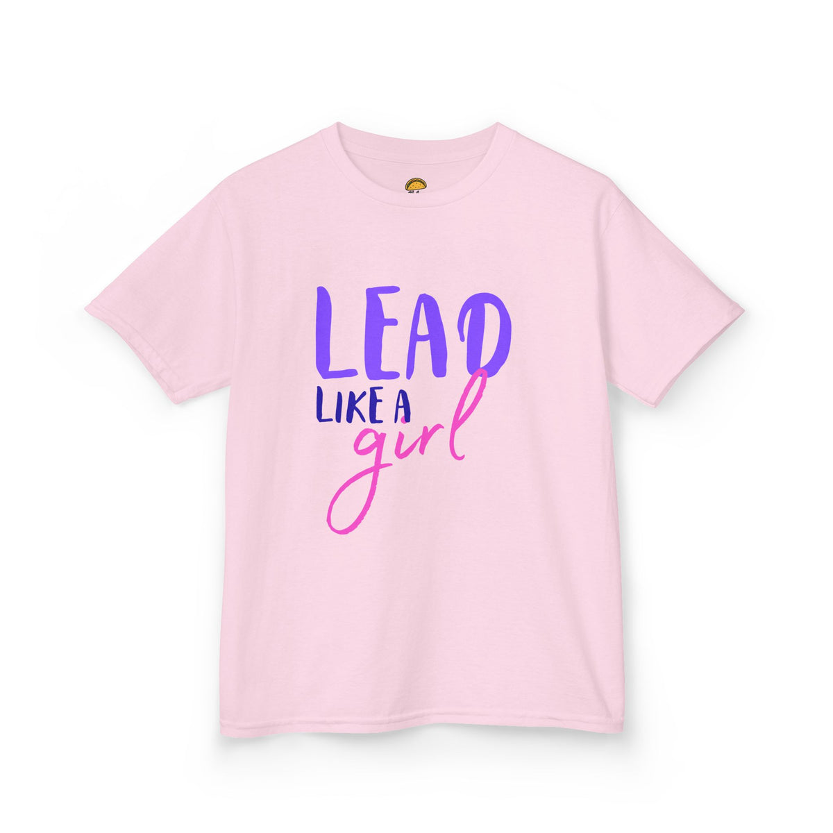 Kids Tee — "Lead Like a Girl" Inspirational Graphic Shirt