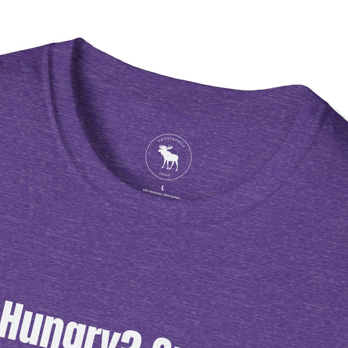 Bible Snack Tee — "Hungry? Grab a Bible" Christian T-Shirt (Matthew 5:6)