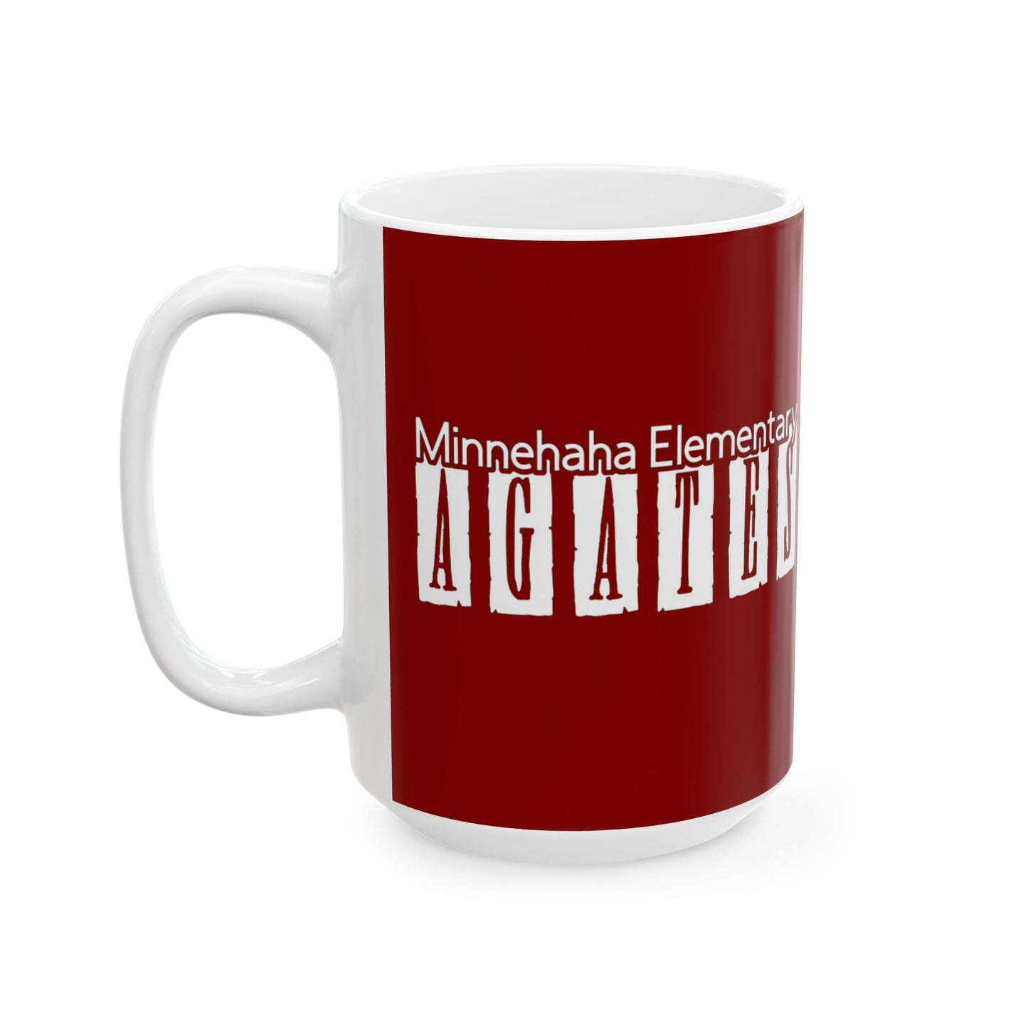 School Ceramic Mug, Teacher Gift, Custom Coffee Cup, Fun Classroom Decor, School Spirit Merchandise