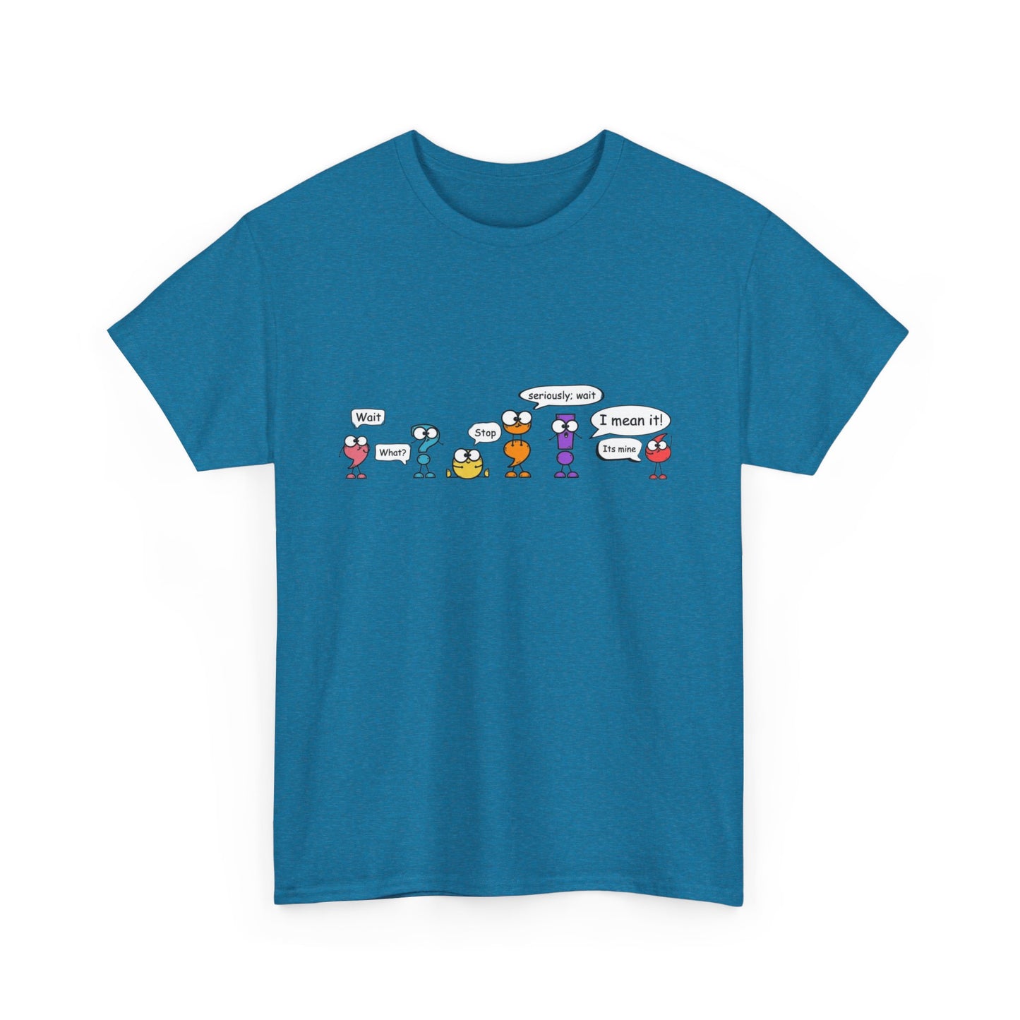 punctuation cartoon Heavy Cotton Tee