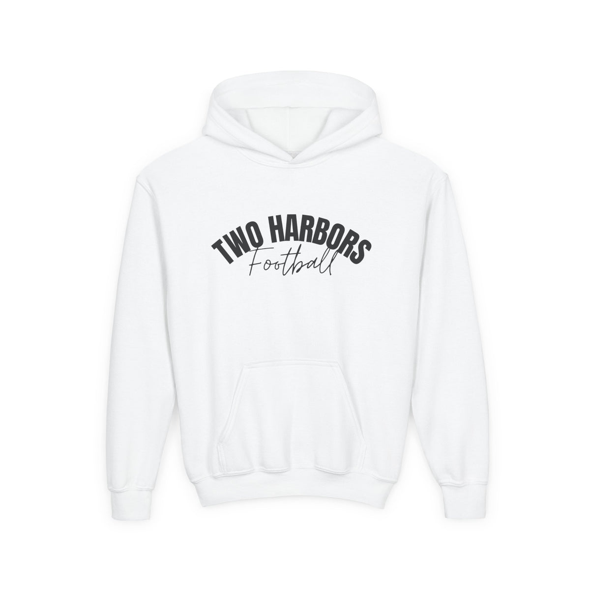 Two Harbors Football Youth Hoodie — Kids Team Spirit Pullover
