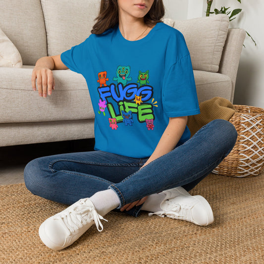 FUGS Life T‑Shirt — Cute Colorful Cartoon Monster Graphic Tee