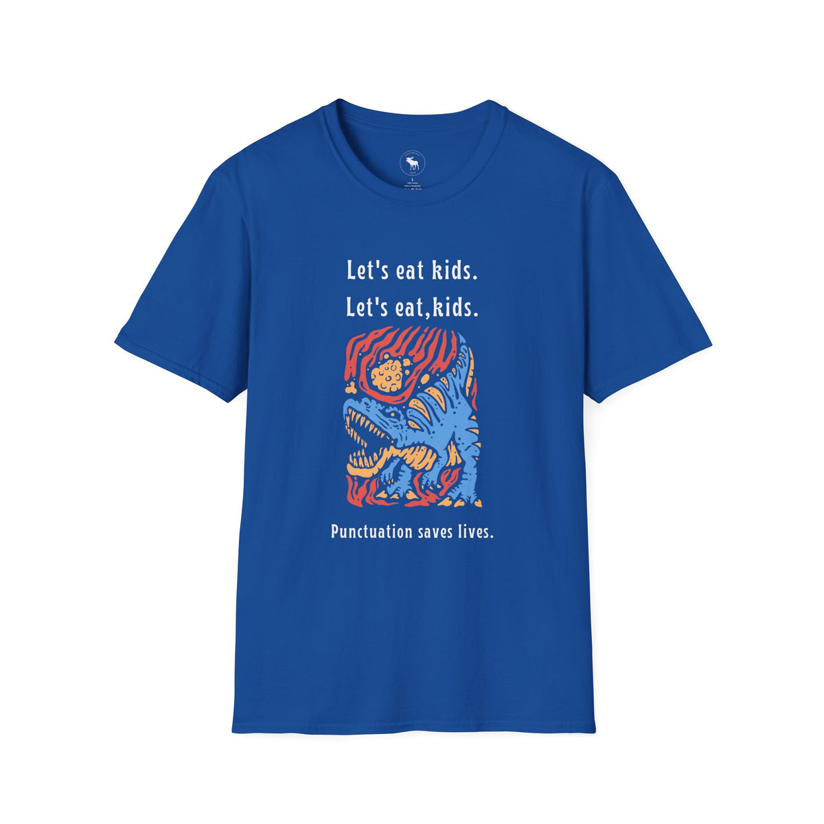 Let's Eat, Kids. T-Shirt — Punctuation Saves Lives Funny Grammar Tee