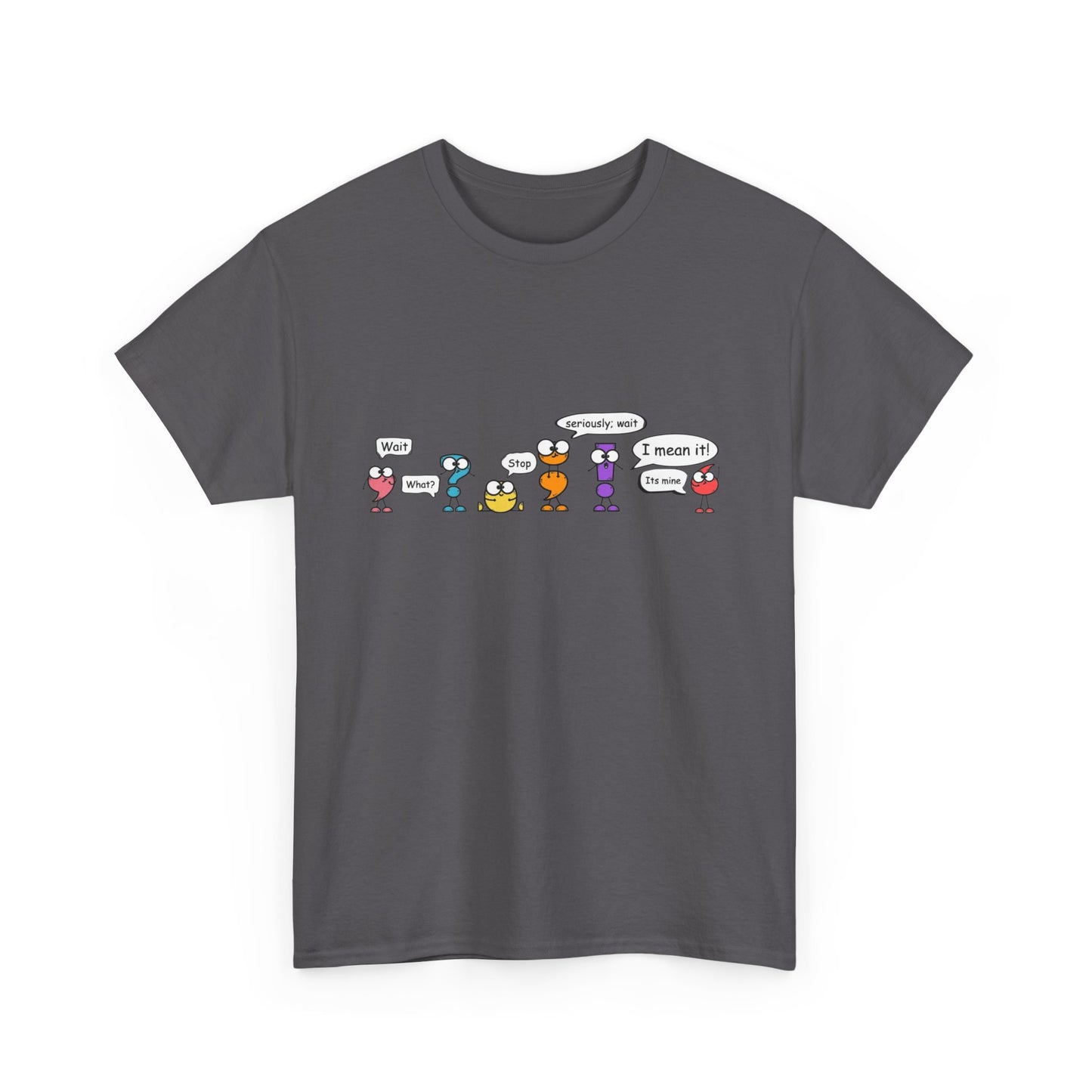 punctuation cartoon Heavy Cotton Tee