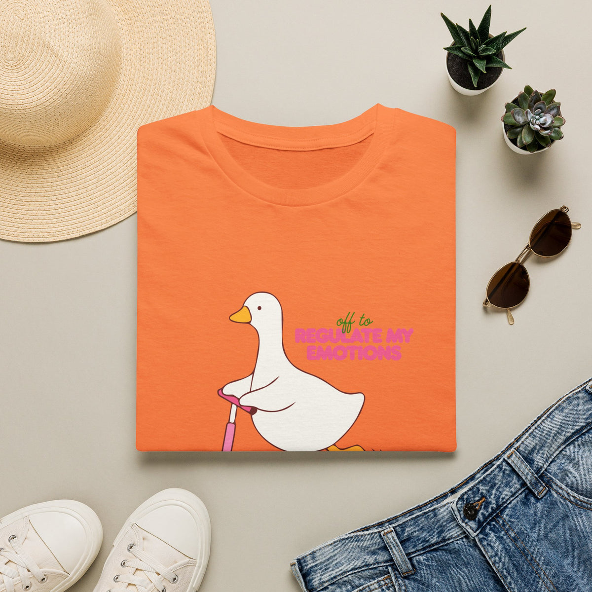 Regulate My Emotions Goose T-Shirt