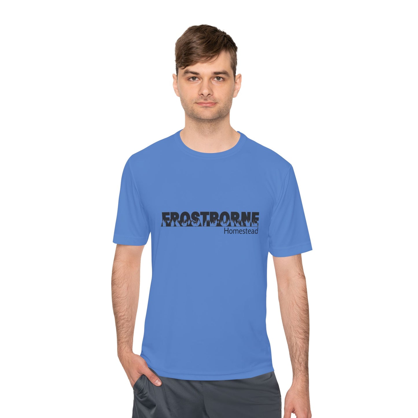 Frostborne Homestead Unisex Moisture Wicking Tee - Activewear, Sports Tee, Outdoor Shirt, Workout Top, Gift for Him and Her