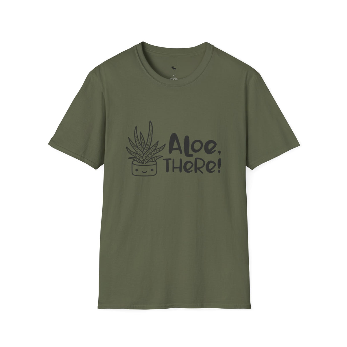 Aloe There! Unisex Softstyle T-Shirt, Funny Plant Tee, Gift for Plant Lovers, Casual Wear, Cute Eco-Friendly Apparel, group shirt, matching, for friends 1 of 6