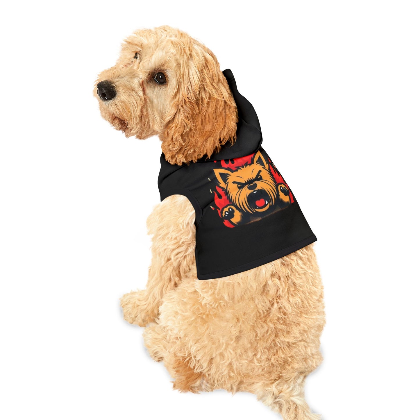 Pet Hoodie angry pup