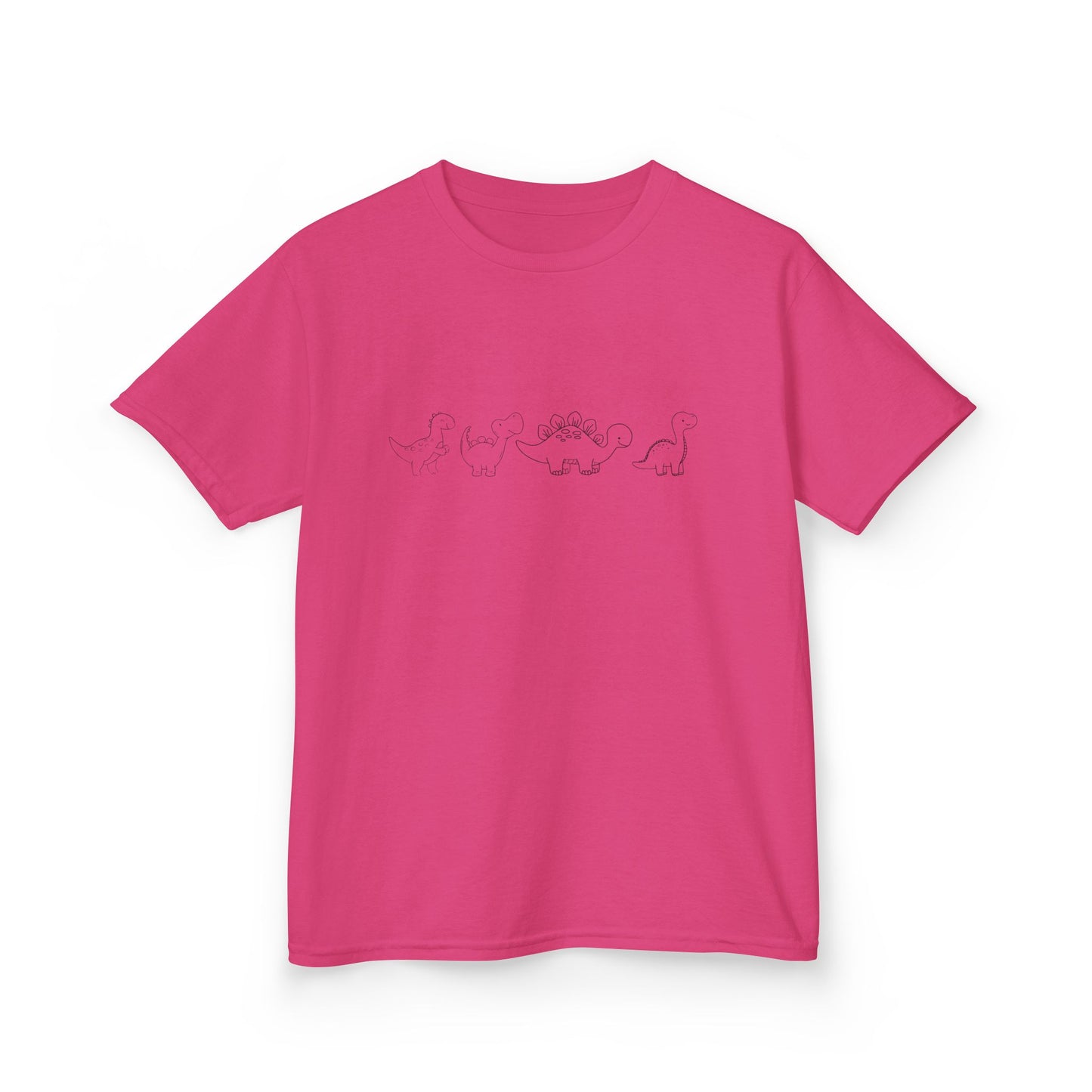simple Dinosaur outline Kids Heavy Cotton™ Tee