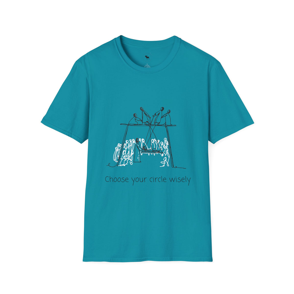 Choose your circle wisely softstyle T