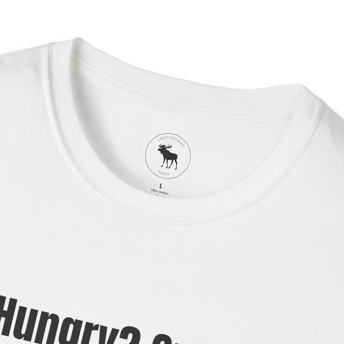 Bible Snack Tee — "Hungry? Grab a Bible" Christian T-Shirt (Matthew 5:6)