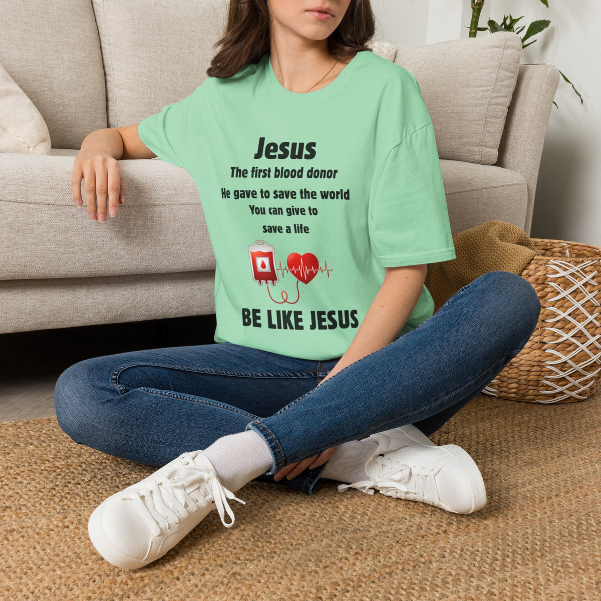 Jesus "Be Like Jesus" Blood Donor T-Shirt