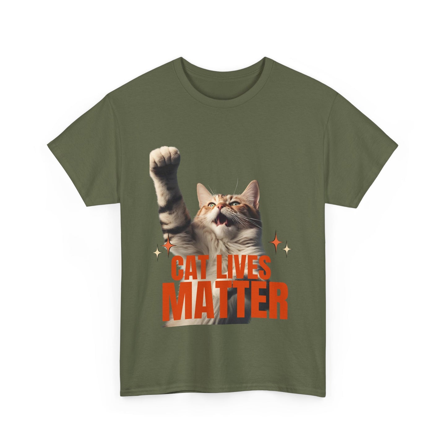 Cat Lives Matter Unisex Tee, Funny Political Shirt, Trump Cat Lovers Gift, Activist Protest Apparel, Animal Rights Activism Clothing
