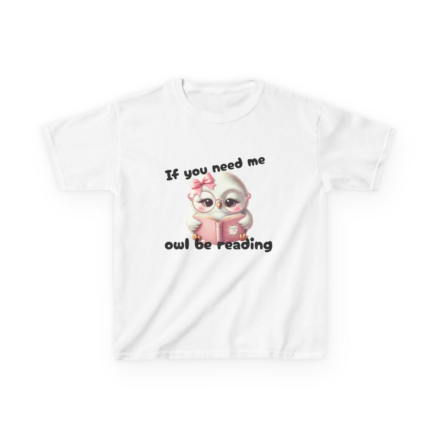 Kids T-Shirt, Cute Owls Design, Bookworm Gift, Youth Reader Tee, Children's Literature Shirt