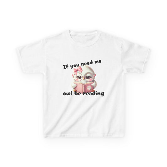 Kids T-Shirt, Cute Owls Design, Bookworm Gift, Youth Reader Tee, Children's Literature Shirt