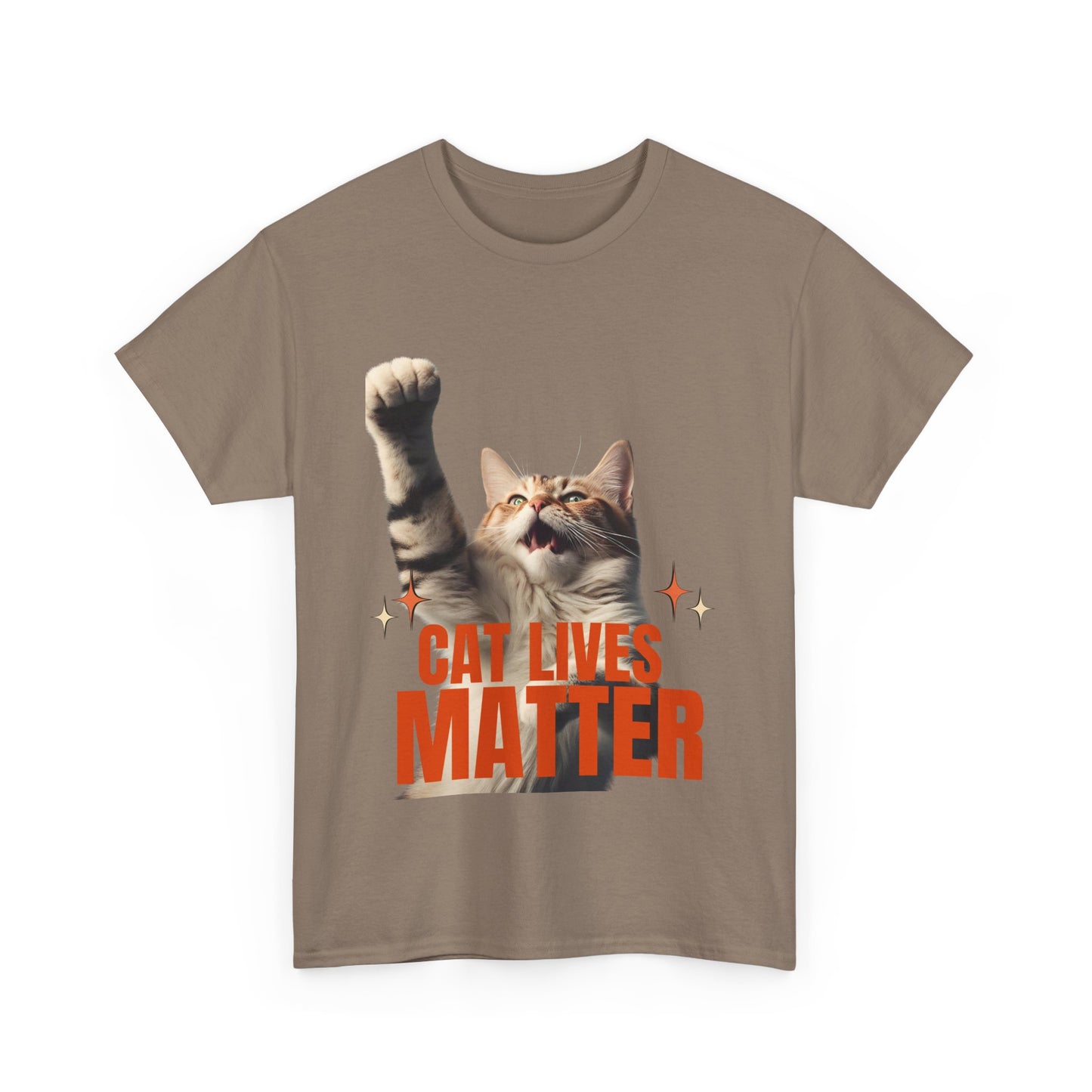 Cat Lives Matter Unisex Tee, Funny Political Shirt, Trump Cat Lovers Gift, Activist Protest Apparel, Animal Rights Activism Clothing