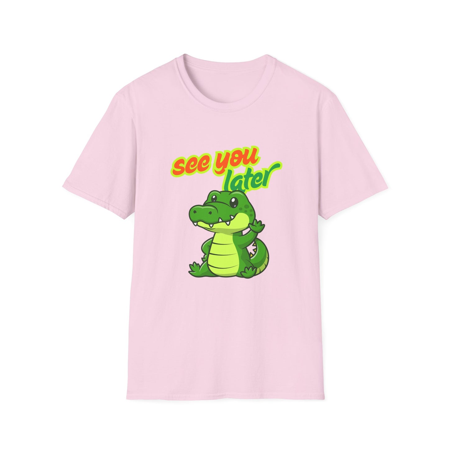See You Later Alligator T-Shirt — Cute Retro Green Alligator Graphic Tee