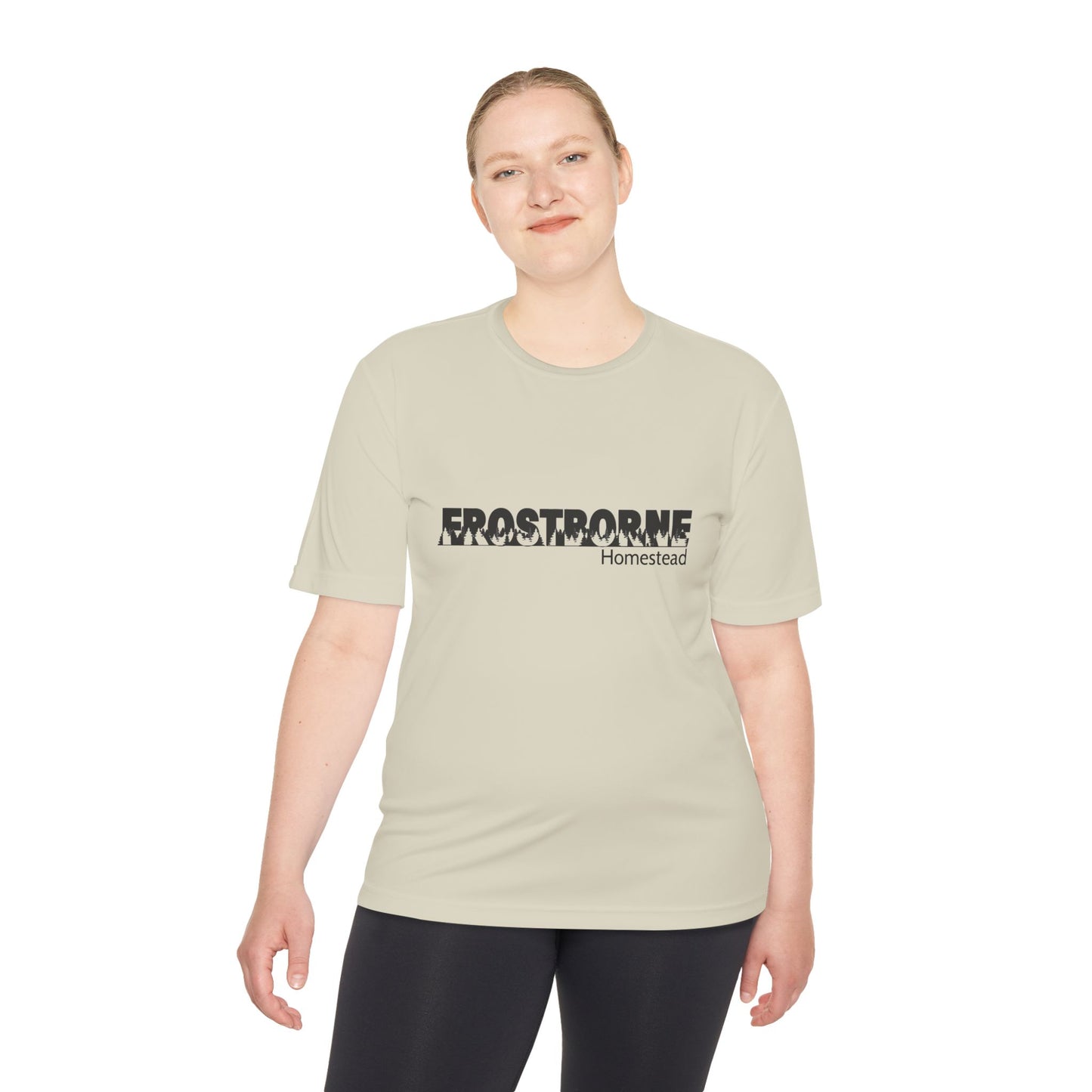 Frostborne Homestead Unisex Moisture Wicking Tee - Activewear, Sports Tee, Outdoor Shirt, Workout Top, Gift for Him and Her