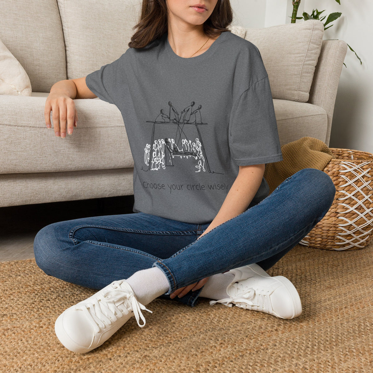 Choose your circle wisely softstyle T