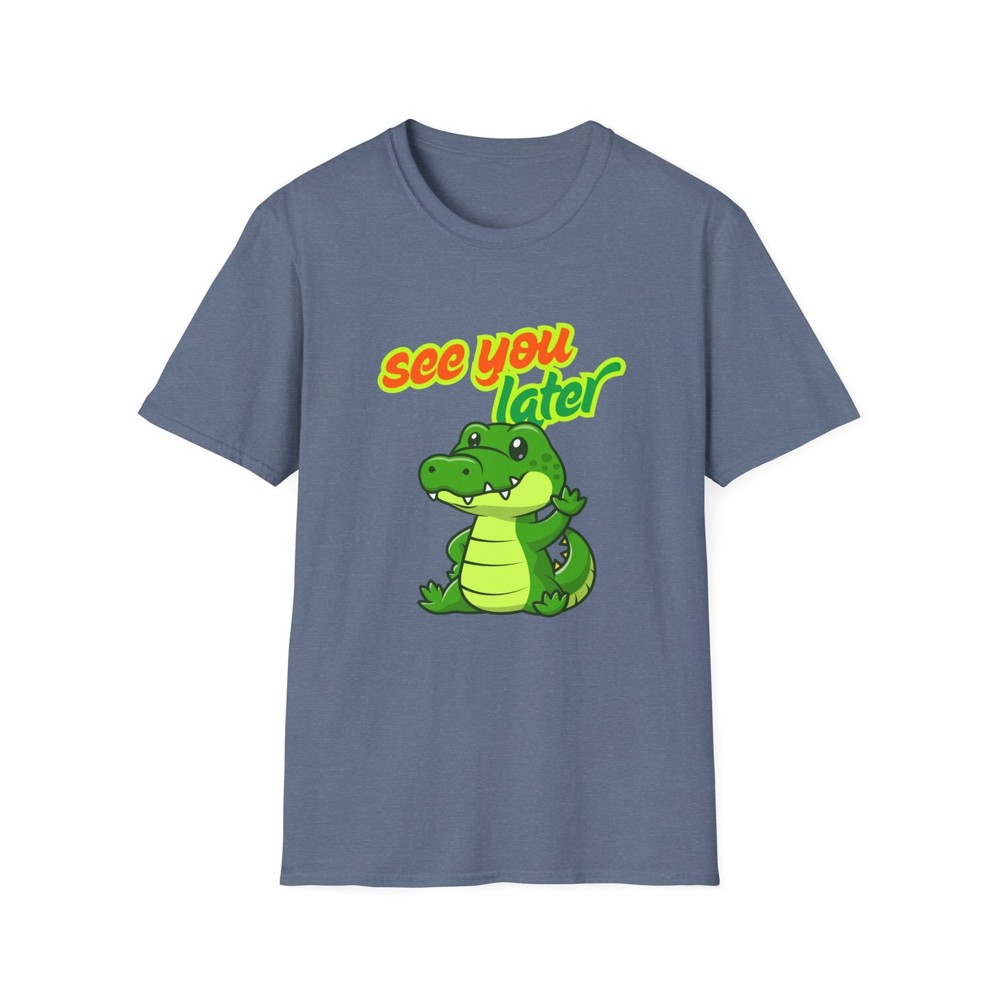 See You Later Alligator T-Shirt — Cute Retro Green Alligator Graphic Tee