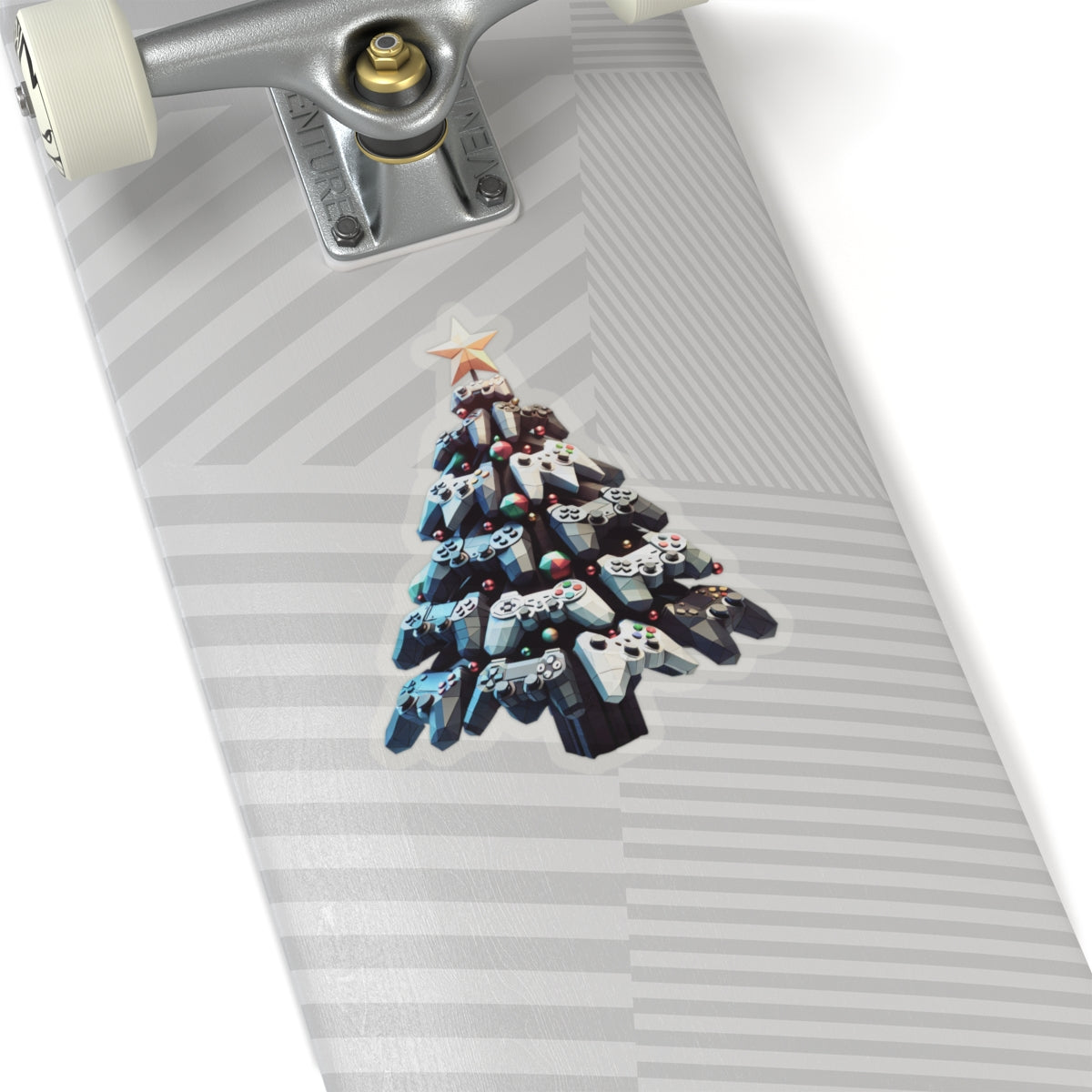 console controller Christmas tree Kiss-Cut Stickers