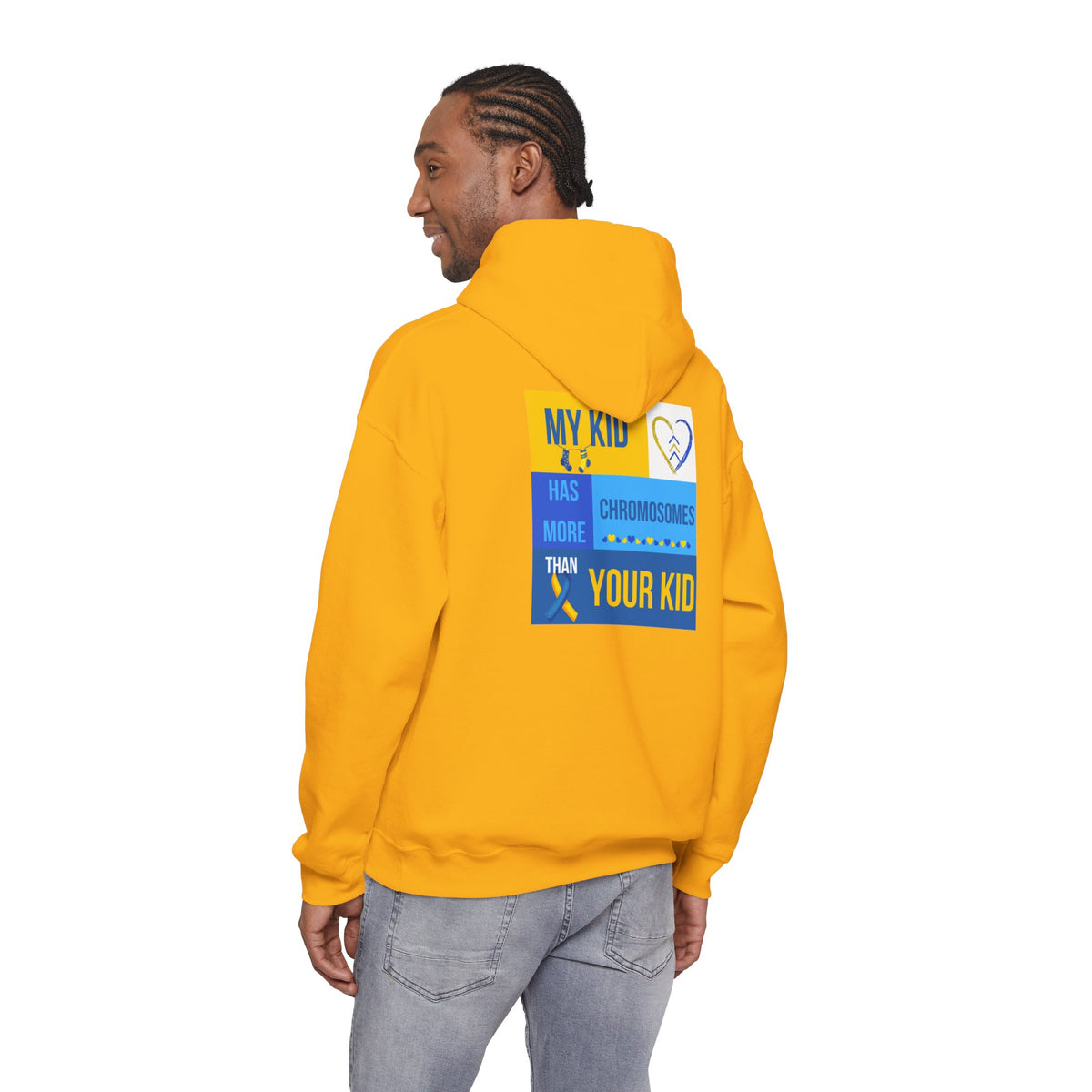 Down Syndrome Awareness Hoodie — "My Kid Has More Chromosomes Than Your Kid"