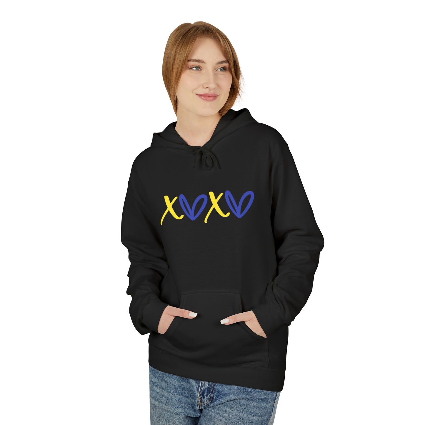Down Syndrome Aunt Hoodie — "Auntie of the Morning Sun" DNA Ribbon Sweatshirt