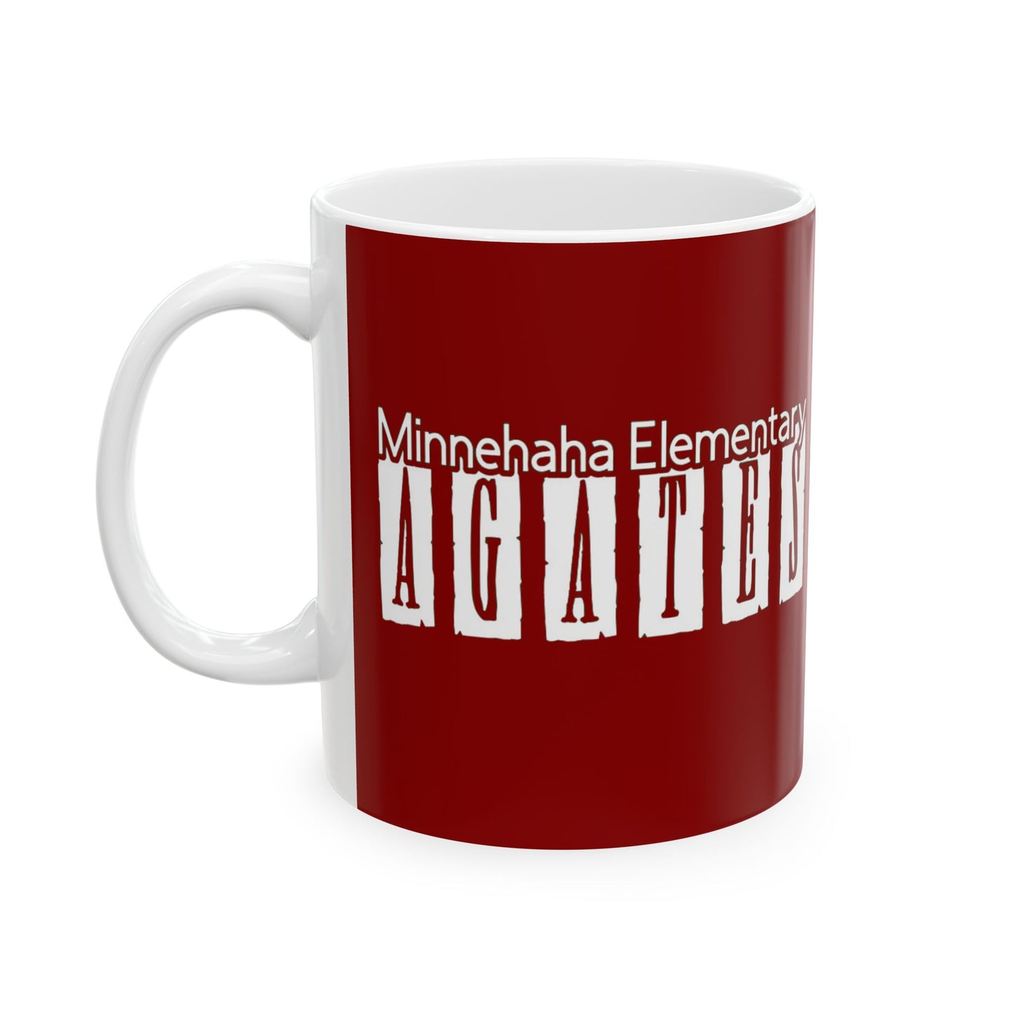 School Ceramic Mug, Teacher Gift, Custom Coffee Cup, Fun Classroom Decor, School Spirit Merchandise