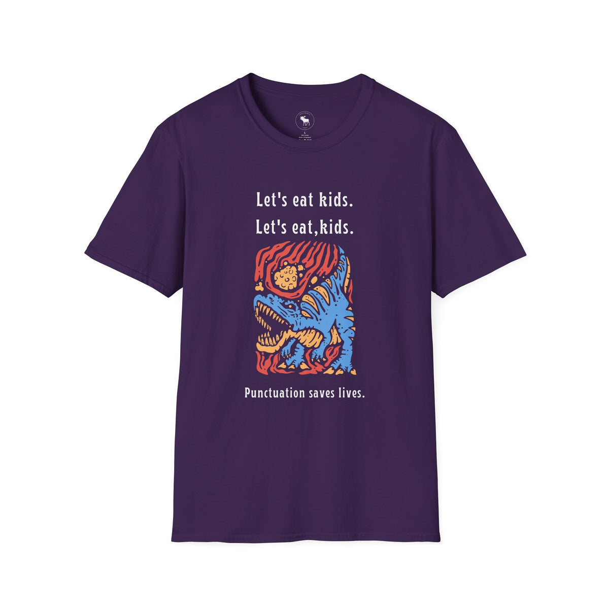 Let's Eat, Kids. T-Shirt — Punctuation Saves Lives Funny Grammar Tee